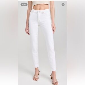 ABRAND 95 Mid Stovepipe Bianco White Jeans New with Tags!